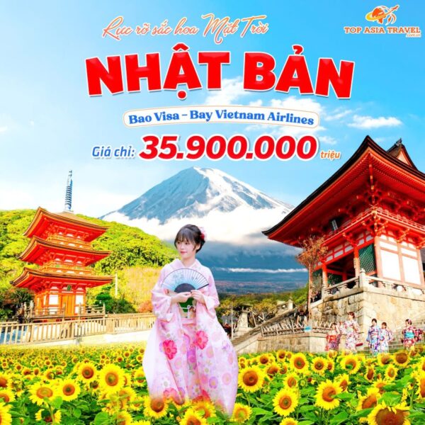 Tour Nhật Bản Mùa Hoa Hướng Dương 6N5D