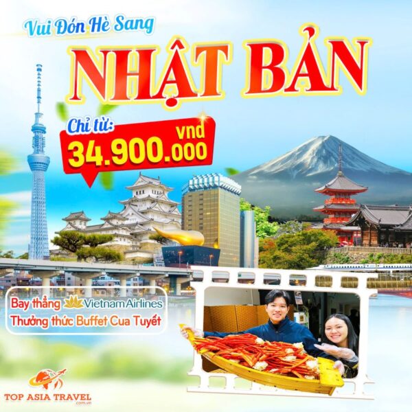 Tour Nhật Bản CDV Mùa Thu: Narita - Tokyo - Yamanashi - Nagoya - Osaka
