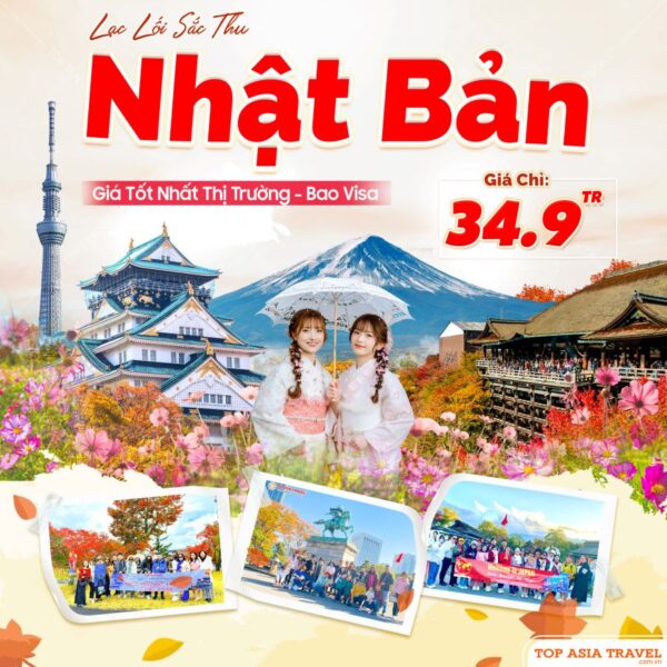 Tour Nhật Bản Mùa Hoa Cosmos 6N5D